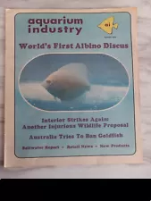 Vintage Old Aquarium Fish Pet Store Fish 1976 Trade Magazine 1st Albino Discus