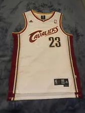 Adidas Cleveland Cavaliers #23 LeBron James Soul Swingman Home White Jersey