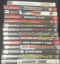 Playstation 2 Games Lot Of 12 Plus 1 Ps1 Ps3 Game Racing Sports Need For Speed