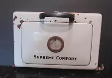 Vintage Stove Parts Supreme Comfort Stove Porcelain Enameled Oven Door AS IS