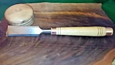 Timber Frame Chisel, NEW, 1 1/2" J. Vincent with 8 inch Black Locust Handle