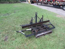 RAHN GL 650 INFIELD GROOMER Grader Scariffier Mounts 3 pt Hitch Small Tractor