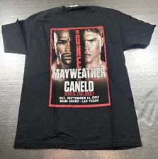 Mayweather versus Canelo who is the one T-shirt large black 2013 AAA