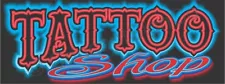 1.5'X4' TATTOO SHOP BANNER Outdoor Indoor Sign Neon Look Tattoos Piercings Ink