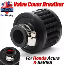 K20 K24 Valve Cover Breather Filter 18mm For Acura Integra RSX Civic K-Series US