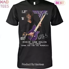 NEW Eddie Van Halen 1955-2020 Thank You For The Memories Unisex T-Shirt