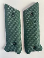 Ruger Mark I A100 Frame Pistol Grips Checkered Forest Green Textured MK1 MKI