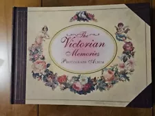 VICTORIAN PHOTO ALBUM 8.5" X 11.5" HOLD 27 PHOTOS MISC. SIZES