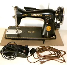 Antique SINGER 15-90 Sewing Machine ~ NO MOTOR ~ PARTS, REPAIR or RESTORATION