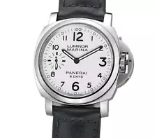 Officine Panerai 8 Days Steel White Dial NOS 2015 Luminor - PAM 00563