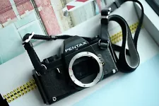 Pentax LX Camera with FA-1 Finder and Original Straps