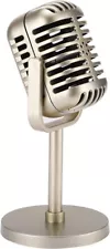 Microphone Vintage Look Old Style Dynamic Vocal Classic Retro Studio Stage Voice