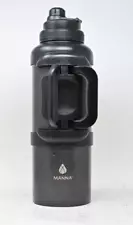 Manna Water Jug 1.05 Gallon 4L Titan Black Onyx Stainless Steel Vacuum Insulated