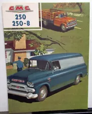 1958 GMC 250 & 250-8 Truck Pickup Panel Stake Sales Brochure Folder Original