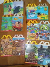 LOT OF 6 NEW OLD STOCK MCDONALD'S HAPPY MEAL BOXES NOS