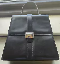 Tiffany & Co. Leather Sterling Silver Bag