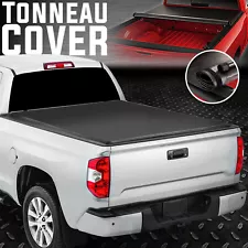 FOR 07-21 TOYOTA TUNDRA 5.5 FT BED FLEETSIDE SOFT VINYL ROLL-UP TONNEAU COVER