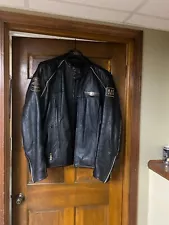 Official Harley Davidson Men's 110th Anniversary Leather Jacket Size 2XL Limited