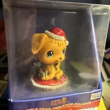 Littlest Pet Shop Bobble Head Tabletop Figurine Christmas LPS Christmas Dog 2006