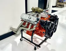 New Built Complete GM LSX 454 Engine RETRO Wegner Blackout Holley EFI 627HP