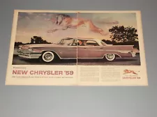 1959 CHRYSLER NEW YORKER 4-DOOR HARDTOP LION-HEARTED CAR, SWIVEL SEATS