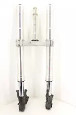 2007 KAWASAKI NINJA ZX6R FRONT FORKS FOR PARTS SUSPENSION SET BENT 44071-5065