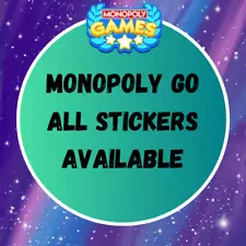 Monopoly Go! 4⭐& 5⭐ Stickers () CHEAPESTð¥SUPER FAST⚡Wheel Win & Can-Do Attitude