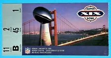 Super Bowl XIX Ticket Stub Dolphins vs. 49ers - Nice!