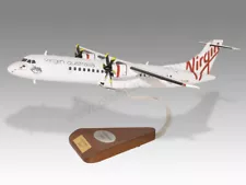 ATR 72-500 Virgin Australia Solid Mahogany Wood Handcrafted Display Model