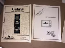 ARACHNID DARTS GALAXY OPERATORS MANUALS & SCHEMATICS #