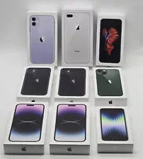 Lot of 9 Empty iPhone Boxes ( Only Boxes ) See Pictures