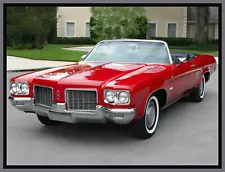 1971 Oldsmobile Delta 88 Convertible, Toolbox/Man Cave/Refrigerator Magnet,42MIL