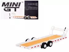 CAR HAULER TRAILER TYPE C WHITE FOR 1/64 SCALE MODEL CARS BY TSM MGTAC21