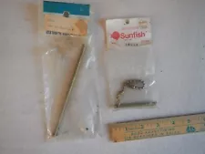 Sunfish Pre 1972 Horizontal Rudder Pin and Post 72 Alcort Vertical Hinge Pin