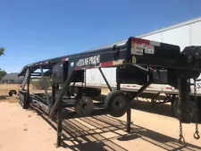 27,000 lb GVWR Texas Pride Gooseneck 5 Car Hauler Trailer, 2022