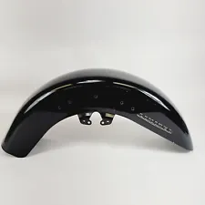 Harley 14-23 Ultra Limited Touring OEM Vivid Black Front Fender - Needs Paint (For: More than one vehicle)