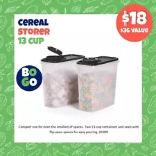 Tupperware ð¥³ Modular Mates 2 For 1 Sale Cereal Storer Keeper 13 Cup