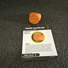 DC Heroclix Orange Lantern Ring #s005 w/ Card Batman Team Up Set