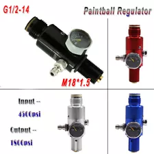 HPA Valve Tank Adapter 4500psi Pressure Air Tank Regulator for Paintball PCP