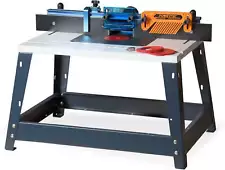 Bench Top Router Table and Fence Set 71402, 24” x 16” Laminated MDF Top, Dust Co