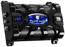Planet Audio PC10F 10 Farad, Energy Storage, Enhance Bass Car Audio Capacitor