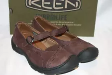 NEW NIB KEEN Hybrid Footwear Brindle Leather STERLING CITY Mary Janes 5 5.5 $90