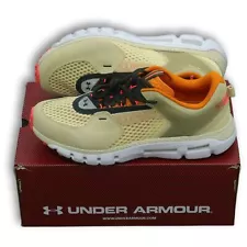 NIB Under Armour UA Hovr Summit Yellow Lace Up Sneaker Unisex Shoes 12M 13.5W