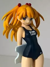 SEGA Neon Genesis Evangelion Asuka Extra School Swimsuit Figure JAPAN used Rare