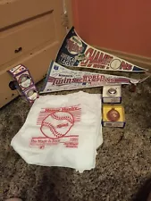 twins Pennets .world series 1987 And 1991 Originals Very Cool Lot Of Twins Stuff