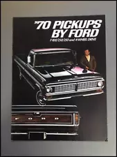 1970 Ford Pickup Truck 16-page Vintage Sales Brochure Catalog F-100 F-250 F-350