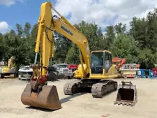 2004 Komatsu PC 160 LC-7 Hydraulic Excavator Aux Hyd Thumb Bucket Cab bidadoo