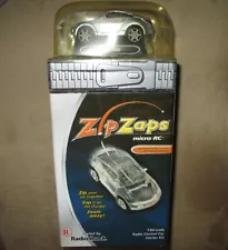 Nissan 350Z Silver ZipZaps Micro RC Wireless Remote Controlled Car NIB Rare