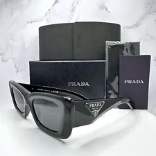 Prada Sunglasses Sale Black Triangle Logo Retails For $531 Italy 100% Authentic