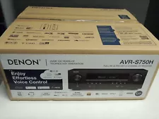 ESTATE NEW SEAL IN BOX Denon AVR-S750H Receiver - Black